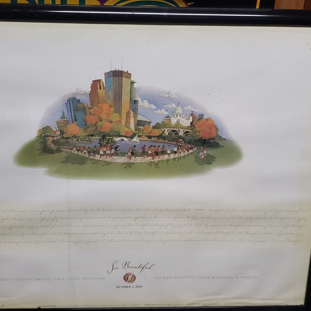 Framed Cityscape Art Print